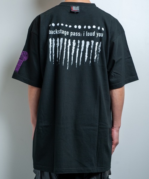 BACKSTAGE PASS(バックステージパス)の「【黒野京×BACKSTAGE PASS コラボ】BARBED ピグメント加工 オーバーサイズ Tシャツ(Tシャツ/カットソー・メンズ・ブラック/ダークグレー/ライトグレー・FREE)」の5枚目の写真