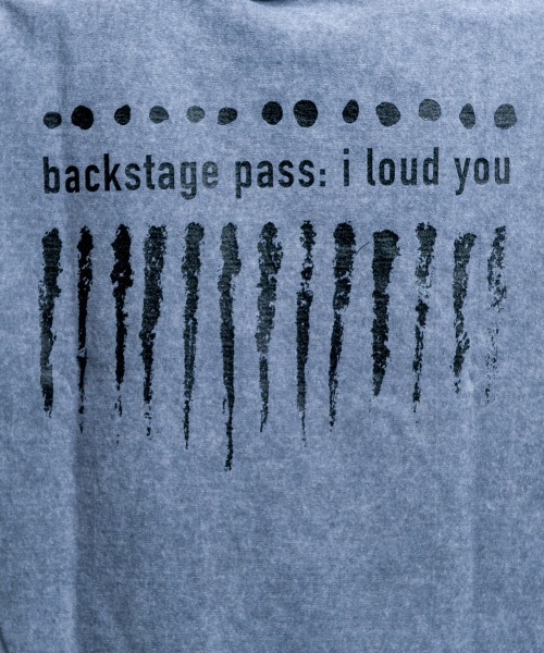 BACKSTAGE PASS(バックステージパス)の「【黒野京×BACKSTAGE PASS コラボ】BARBED ピグメント加工 オーバーサイズ Tシャツ(Tシャツ/カットソー・メンズ・ブラック/ダークグレー/ライトグレー・FREE)」の17枚目の写真