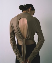 【kiehtova】BACK SLIT TOPS/バックスリットトップス KTWR63