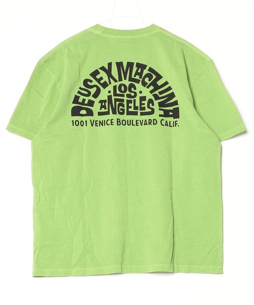 DEUS EX MACHINA(デウスエクスマキナ)の「【DEUS】Los Angeles Address Tee(Tシャツ/カットソー・メンズ・グリーン/ホワイト・LARGE/X-LARGE/MEDIUM)」の7枚目の写真