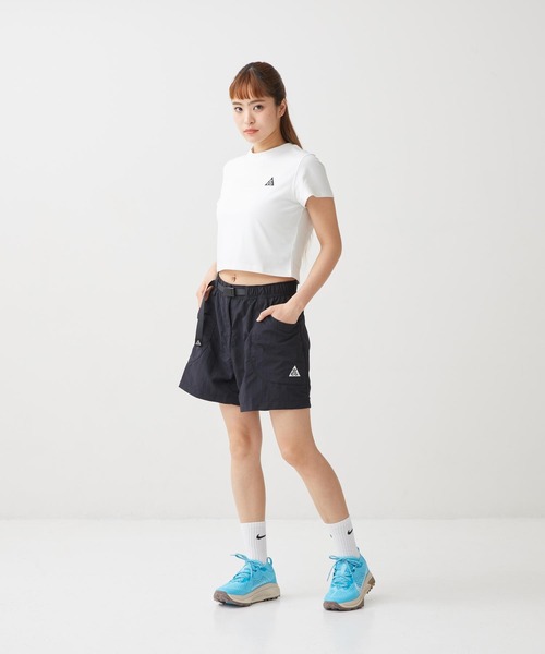 ACG（エィシージー）の「ナイキ ACG ウィメンズ Dri-FIT ショートスリーブ トップ / Nike ACG Women's Dri-FIT Short-Sleeve Top II7284-121 Summit White（Tシャツ/カットソー・レディース・アイボリー・XS/XL/S/L/M）」の5枚目の写真