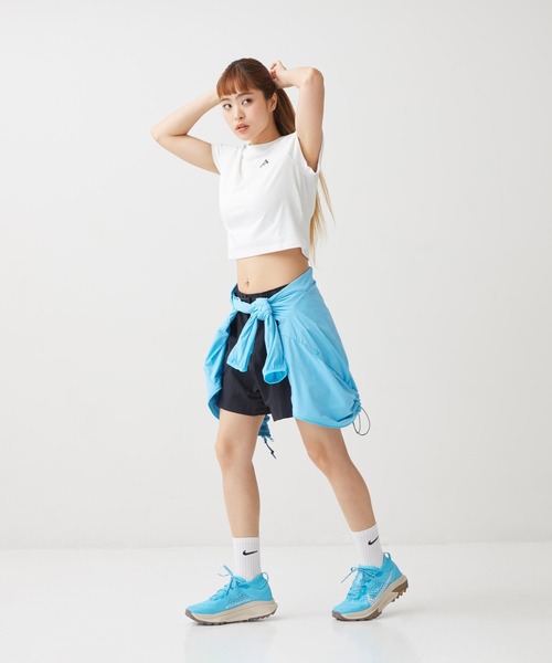 ACG（エィシージー）の「ナイキ ACG ウィメンズ Dri-FIT ショートスリーブ トップ / Nike ACG Women's Dri-FIT Short-Sleeve Top II7284-121 Summit White（Tシャツ/カットソー・レディース・アイボリー・XS/XL/S/L/M）」の6枚目の写真