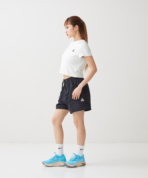 ACG（エィシージー）の「ナイキ ACG ウィメンズ Dri-FIT ショートスリーブ トップ / Nike ACG Women's Dri-FIT Short-Sleeve Top II7284-121 Summit White（Tシャツ/カットソー・レディース・アイボリー・XS/XL/S/L/M）」の7枚目の写真