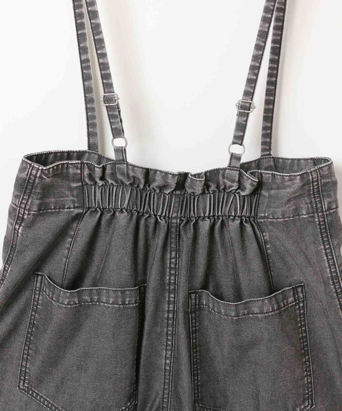 LEPSIM（レプシィム）の「スースーデニムキャミサロペット　637615（サロペット/オーバーオール・レディース・ブルー/チャコールグレー・FREE）」の21枚目の写真
