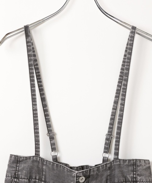 LEPSIM（レプシィム）の「スースーデニムキャミサロペット　637615（サロペット/オーバーオール・レディース・ブルー/チャコールグレー・FREE）」の18枚目の写真