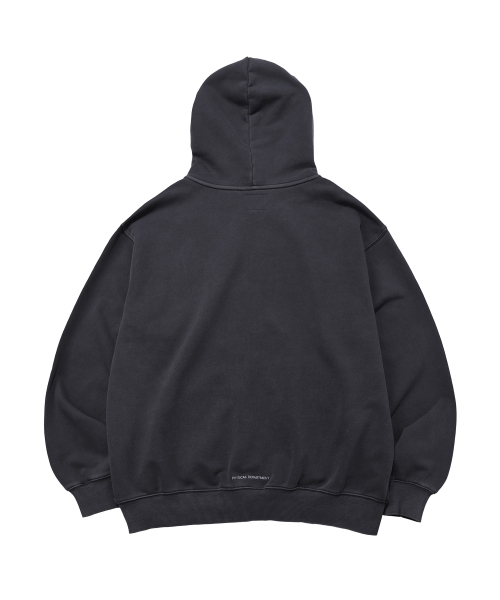 PHYPS MOTORCYCLE（フィップスモーターサイクル）の「Pigment Hoodie Zip-Up Black（パーカー・レディース・その他・SMALL/MEDIUM/LARGE/X-LARGE）」の2枚目の写真