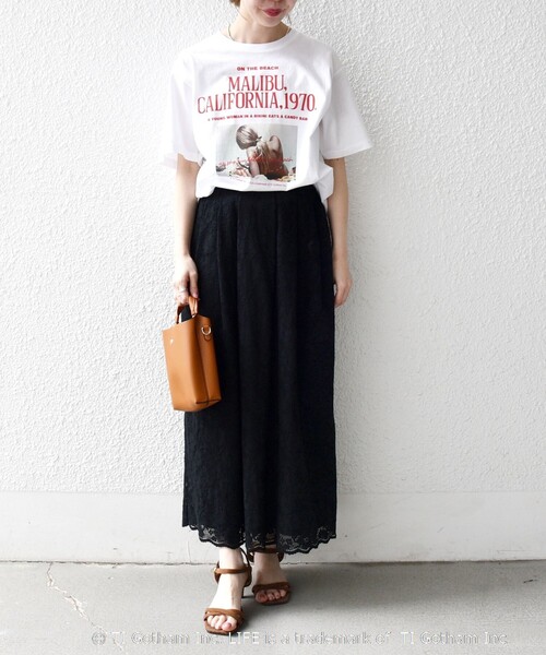 GOOD ROCK SPEED(グッドロックスピード)の「GOOD ROCK SPEED:〈洗濯機可能〉LPC ロゴ プリント TEE(Tシャツ/カットソー・レディース・ピンク/ホワイト/チャコールグレー・ONE SIZE)」の17枚目の写真