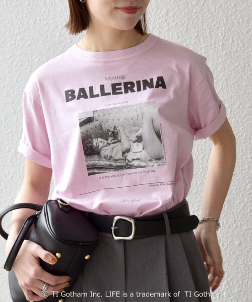 GOOD ROCK SPEED(グッドロックスピード)の「GOOD ROCK SPEED:〈洗濯機可能〉LPC ロゴ プリント TEE(Tシャツ/カットソー・レディース・ピンク/ホワイト/チャコールグレー・ONE SIZE)」の15枚目の写真
