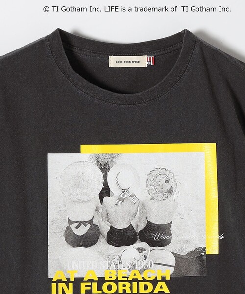 GOOD ROCK SPEED(グッドロックスピード)の「GOOD ROCK SPEED:〈洗濯機可能〉LPC ロゴ プリント TEE(Tシャツ/カットソー・レディース・ピンク/ホワイト/チャコールグレー・ONE SIZE)」の13枚目の写真