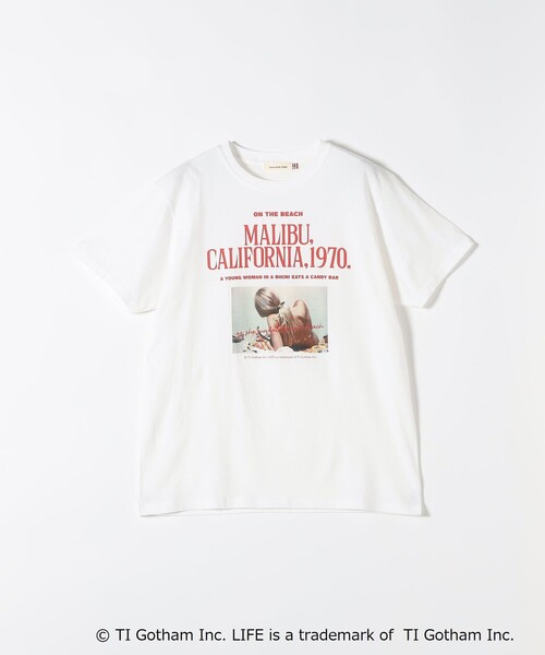GOOD ROCK SPEED(グッドロックスピード)の「GOOD ROCK SPEED:〈洗濯機可能〉LPC ロゴ プリント TEE(Tシャツ/カットソー・レディース・ピンク/ホワイト/チャコールグレー・ONE SIZE)」の8枚目の写真
