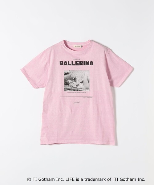 GOOD ROCK SPEED(グッドロックスピード)の「GOOD ROCK SPEED:〈洗濯機可能〉LPC ロゴ プリント TEE(Tシャツ/カットソー・レディース・ピンク/ホワイト/チャコールグレー・ONE SIZE)」の6枚目の写真