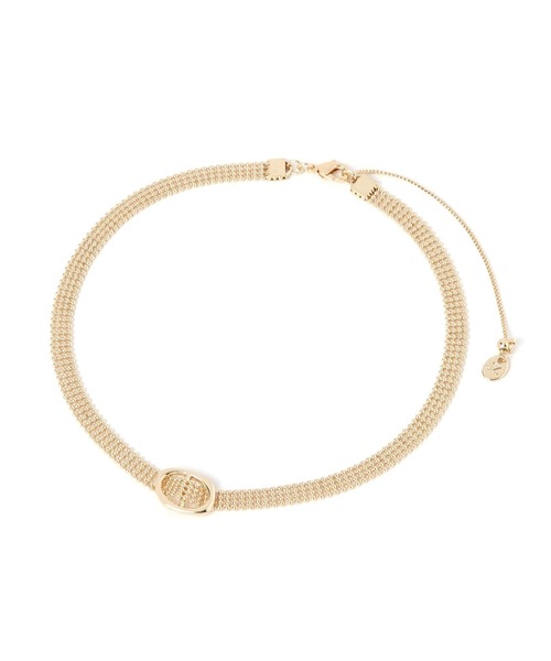 studio CLIP(スタディオクリップ)の「ボールチェーンチョーカー(ネックレス・レディース・その他2/その他1・FREE)」の2枚目の写真