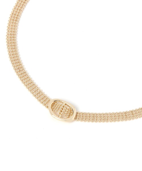 studio CLIP(スタディオクリップ)の「ボールチェーンチョーカー(ネックレス・レディース・その他2/その他1・FREE)」の5枚目の写真