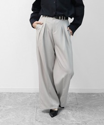 THE CELL.（ザセルドット）の「2タック ワイドスラックス　2-TUCK WIDE SLACKS（スラックス）」