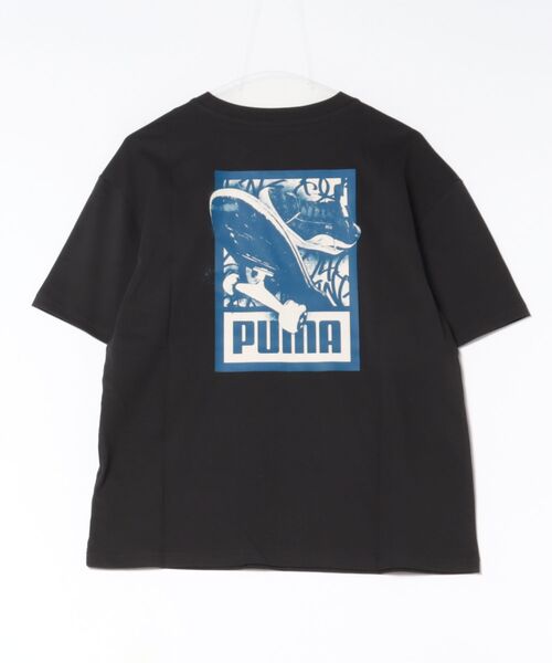 PUMA（プーマ）の「《PUMA》ESS ELEVATED MX スケートボード Tシャツ（Tシャツ/カットソー・メンズ・ホワイト/ブラック・M/XL/L/S/XXL）」の4枚目の写真