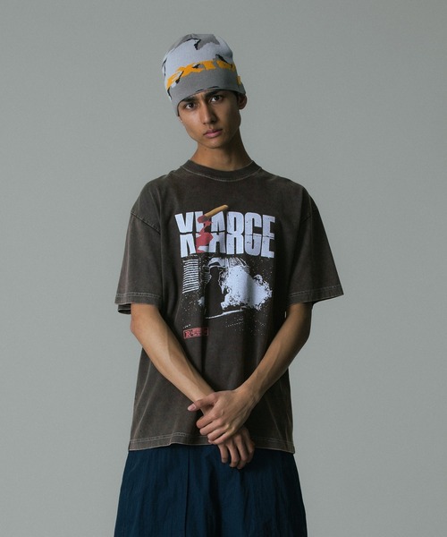 XLARGE(エクストララージ)の「XL HORROR S/S TEE(Tシャツ/カットソー・メンズ・ブラック/ブラウン/ネイビー・S/M/L/XL)」の8枚目の写真