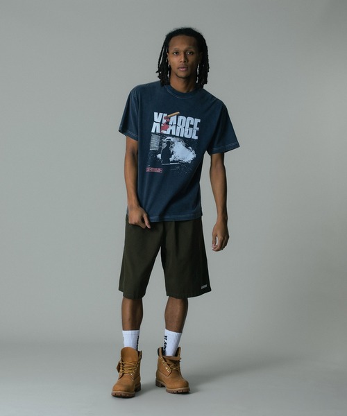 XLARGE(エクストララージ)の「XL HORROR S/S TEE(Tシャツ/カットソー・メンズ・ブラック/ブラウン/ネイビー・S/M/L/XL)」の4枚目の写真