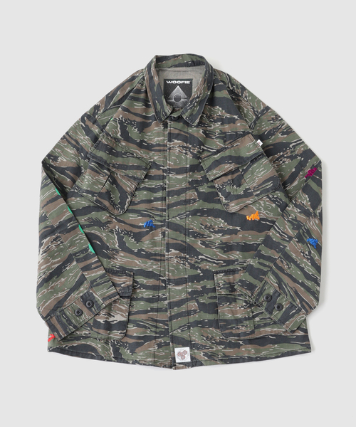 WISM(ウィズム)の「Woofietokyo / ウーフィトウキョウ House Made Army Jacket(その他アウター・メンズ・カーキ・LARGE/MEDIUM)」の1枚目の写真
