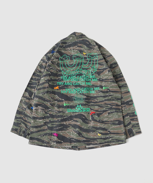 WISM(ウィズム)の「Woofietokyo / ウーフィトウキョウ House Made Army Jacket(その他アウター・メンズ・カーキ・LARGE/MEDIUM)」の2枚目の写真