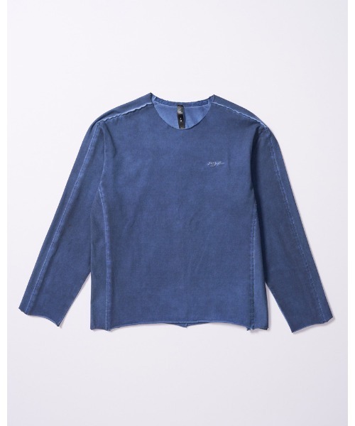 wjk（ダヴルジェイケイ）の「tight jersey cut-off L/S（Tシャツ/カットソー・メンズ・ブラック/チャコールグレー/ダークネイビー/ホワイト・X-LARGE/LARGE/MEDIUM/SMALL）」の14枚目の写真