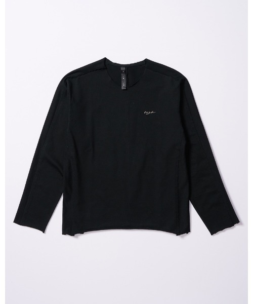wjk（ダヴルジェイケイ）の「tight jersey cut-off L/S（Tシャツ/カットソー・メンズ・ブラック/チャコールグレー/ダークネイビー/ホワイト・X-LARGE/LARGE/MEDIUM/SMALL）」の19枚目の写真
