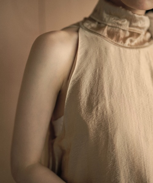 LAULEN（ローレン）の「2way ribbon sheer flare tops / 2way リボンシアーフレアトップス（シャツ/ブラウス・レディース・アイボリー/ベージュ・FREE）」の16枚目の写真