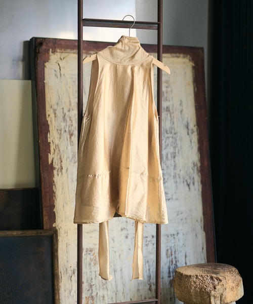LAULEN（ローレン）の「2way ribbon sheer flare tops / 2way リボンシアーフレアトップス（シャツ/ブラウス・レディース・アイボリー/ベージュ・FREE）」の19枚目の写真