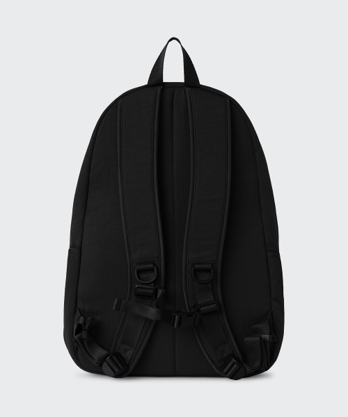MUSINSA STANDARD（ムシンサスタンダード）の「エイジドナイロンストリングバックパック[ブラック]（バックパック/リュック・レディース・その他・FREE）」の4枚目の写真