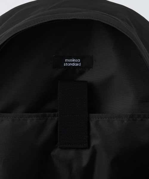 MUSINSA STANDARD（ムシンサスタンダード）の「エイジドナイロンストリングバックパック[ブラック]（バックパック/リュック・レディース・その他・FREE）」の9枚目の写真