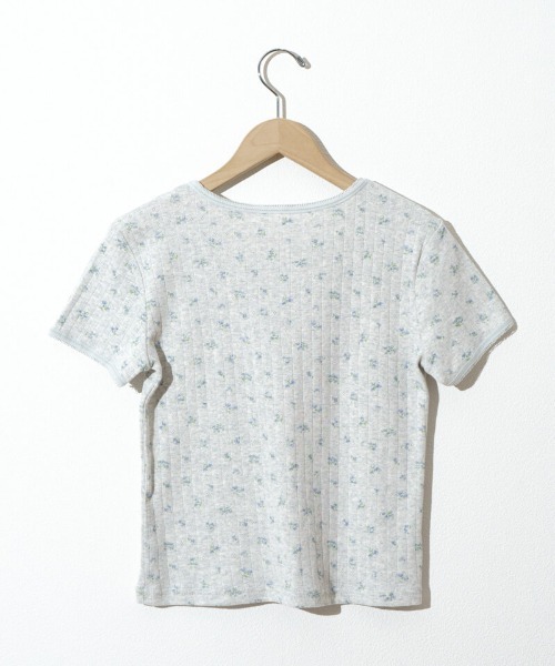 flower（フラワー）の「プチブルームティーズ（Tシャツ/カットソー・レディース・ホワイト/グレー・FREE）」の19枚目の写真