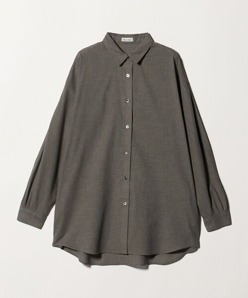 Steven Alan(スティーブンアラン)の「<Steven Alan>メランジ コットン ドルマン スリーブ シャツ(シャツ/ブラウス・レディース・ダークグレー/ベージュ・S/M)」の10枚目の写真