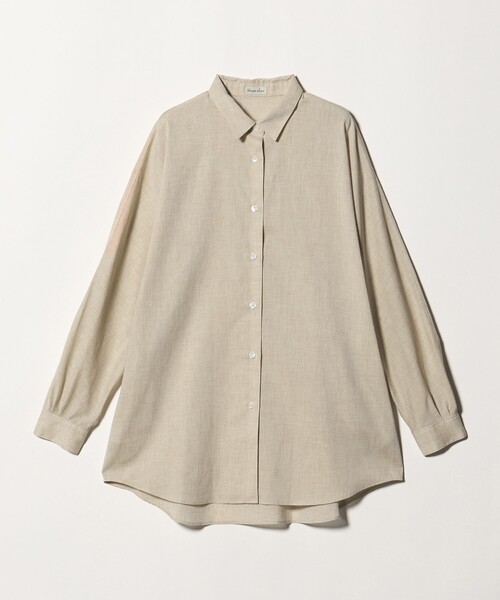 Steven Alan(スティーブンアラン)の「<Steven Alan>メランジ コットン ドルマン スリーブ シャツ(シャツ/ブラウス・レディース・ダークグレー/ベージュ・S/M)」の17枚目の写真
