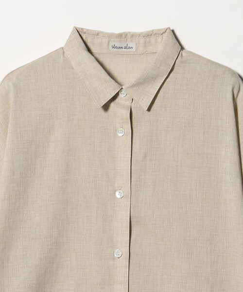Steven Alan(スティーブンアラン)の「<Steven Alan>メランジ コットン ドルマン スリーブ シャツ(シャツ/ブラウス・レディース・ダークグレー/ベージュ・S/M)」の18枚目の写真