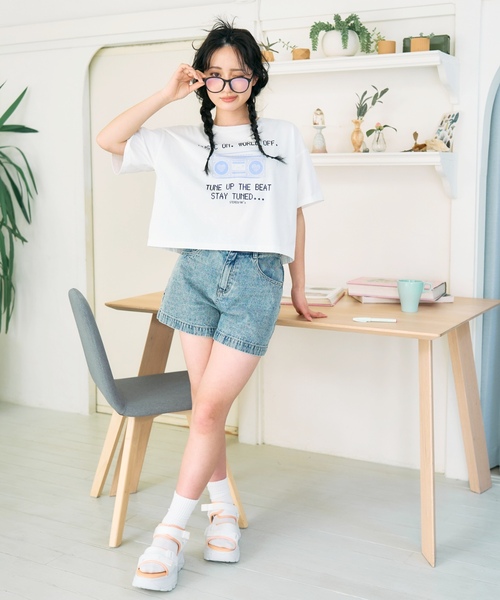 LOVETOXIC(ラブトキシック)の「【LTXC】厚底スポーツサンダル(サンダル・キッズ・アイボリー/オレンジ/ブラック・23-23.5cm/24-24.5cm/22-22.5)」の5枚目の写真