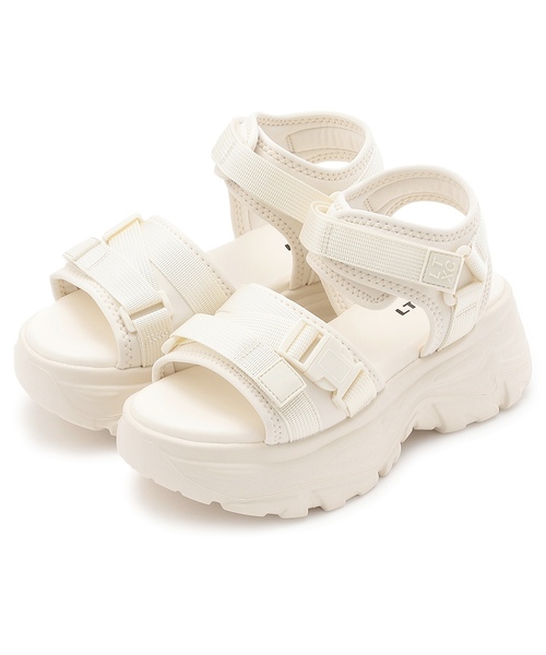 LOVETOXIC(ラブトキシック)の「【LTXC】厚底スポーツサンダル(サンダル・キッズ・アイボリー/オレンジ/ブラック・23-23.5cm/24-24.5cm/22-22.5)」の10枚目の写真