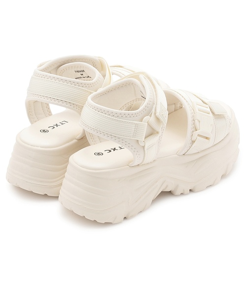 LOVETOXIC(ラブトキシック)の「【LTXC】厚底スポーツサンダル(サンダル・キッズ・アイボリー/オレンジ/ブラック・23-23.5cm/24-24.5cm/22-22.5)」の11枚目の写真
