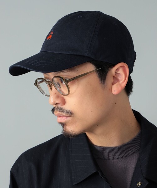 BEAMS F（ビームスエフ）の「【別注】Brooks Brothers / ロゴ ベースボールキャップ（ハット・メンズ・ネイビー・ONE SIZE）」の2枚目の写真