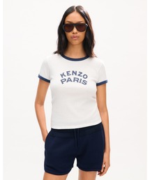 'KENZO Paris Emblem' スモール フィット Tシャツ イン コットン