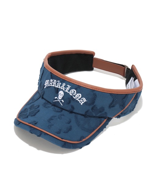 MARK & LONA(マークアンドロナ)の「Imperial Cut Jacquard Visor | MEN and WOMEN(サンバイザー・メンズ・ホワイト/ブラック/ネイビー・FREE)」の4枚目の写真