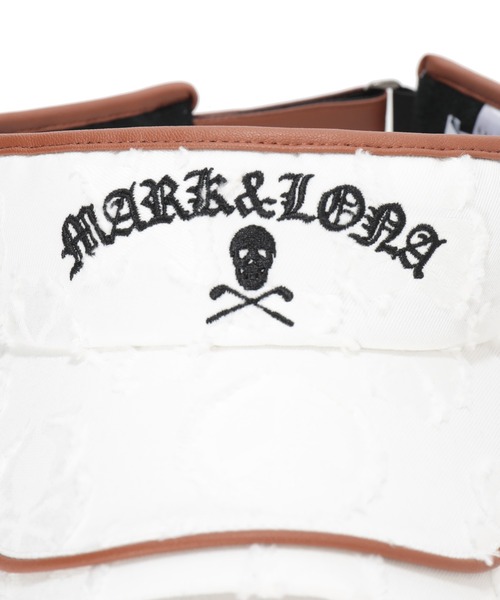 MARK & LONA(マークアンドロナ)の「Imperial Cut Jacquard Visor | MEN and WOMEN(サンバイザー・メンズ・ホワイト/ブラック/ネイビー・FREE)」の8枚目の写真
