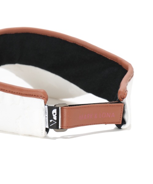 MARK & LONA(マークアンドロナ)の「Imperial Cut Jacquard Visor | MEN and WOMEN(サンバイザー・メンズ・ホワイト/ブラック/ネイビー・FREE)」の9枚目の写真