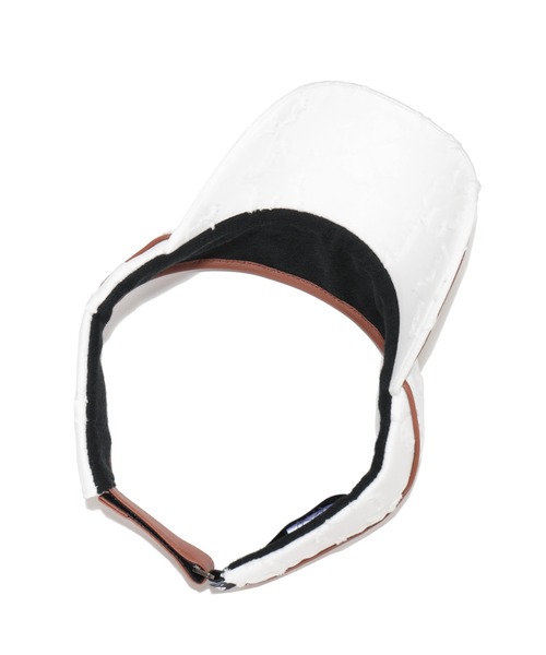 MARK & LONA(マークアンドロナ)の「Imperial Cut Jacquard Visor | MEN and WOMEN(サンバイザー・メンズ・ホワイト/ブラック/ネイビー・FREE)」の10枚目の写真