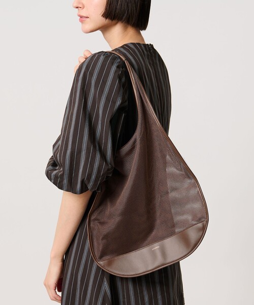 ORSETTO（オルセット）の「＜ORSETTO＞メッシュ コンビ バッグ（ショルダーバッグ・レディース・ブラック/ブラウン系・FREE）」の4枚目の写真