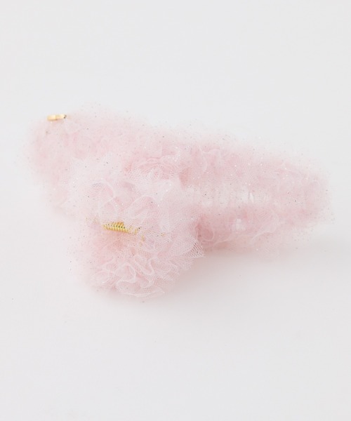 one after another NICE CLAUP(ワンアフターアナザーナイスクラップ)の「【Tulle Collection】チュールヘアクリップ(ヘアピン・レディース・アイボリー/サックスブルー/ピンク・FREE)」の7枚目の写真