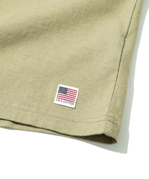 go slow caravan(ゴースローキャラバン)の「modem design/モデムデザイン USATee -色々おじさん-(Tシャツ/カットソー・メンズ・オリーブ/ナチュラル・LARGE/X-LARGE/MEDIUM)」の6枚目の写真