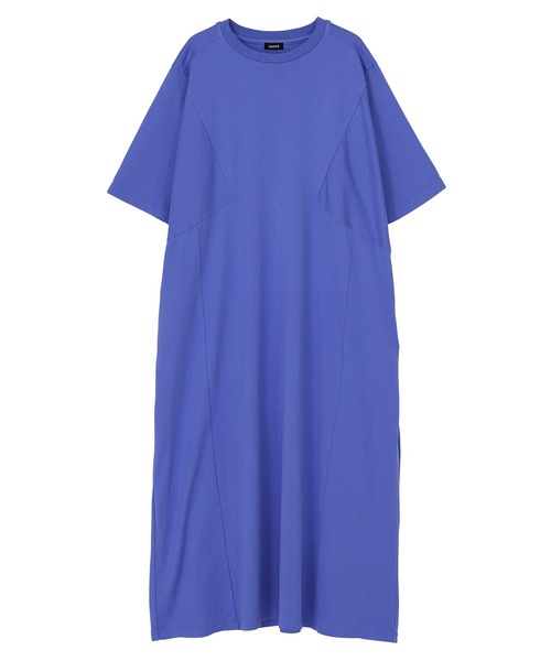 ZUCCa(ズッカ)の「GARMENT DYE JERSEY / ワンピース(ワンピース・レディース・ブルー・M size)」の1枚目の写真