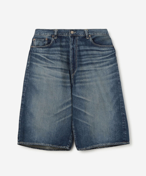 GOLD(ゴールド)の「gold | 11.5ozデニム ハーフパンツ MEN(デニムパンツ・メンズ・ネイビー・M/L)」の2枚目の写真