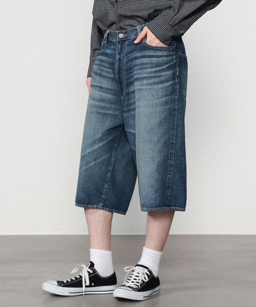 GOLD(ゴールド)の「gold | 11.5ozデニム ハーフパンツ MEN(デニムパンツ・メンズ・ネイビー・M/L)」の12枚目の写真