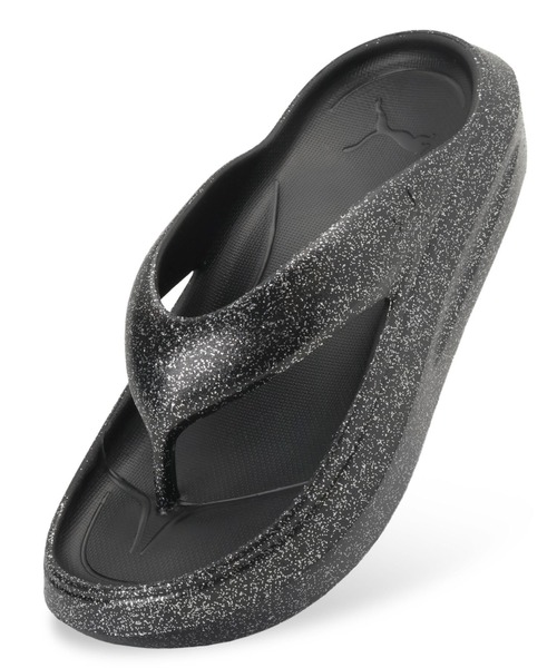PUMA(プーマ)の「プーマ PUMA プーマ フラッター フリップGLITTER(サンダル・レディース・ブラック・25.0cm/24.0cm/23.0cm)」の5枚目の写真