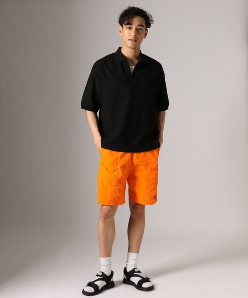 BAYFLOW(ベイフロー)の「スキッパーポロシャツ(Tシャツ/カットソー・メンズ・アイボリー/ブラック・LARGE/MEDIUM)」の14枚目の写真